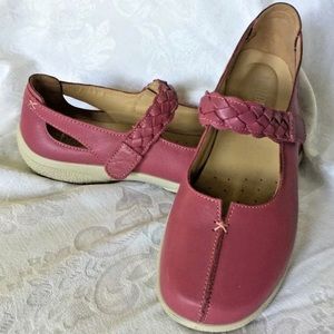 Hotter Shake Rose Pink Mary Jane Shoes